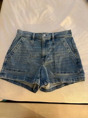 J. Crew Light Blue Denim High-Rise Jean Shorts